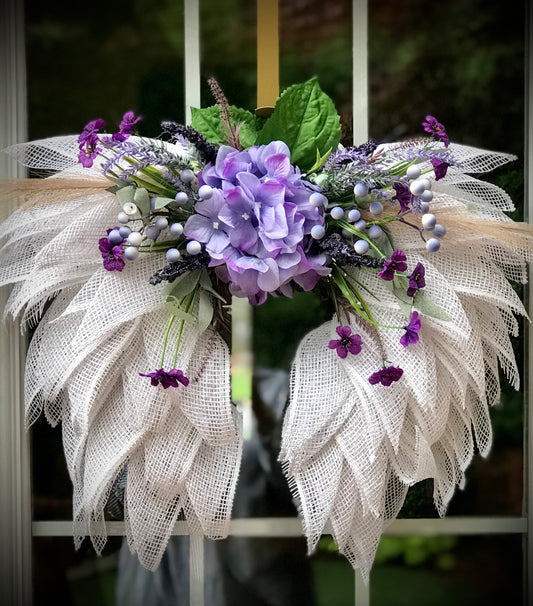 Memorial Angel Wings Wreath