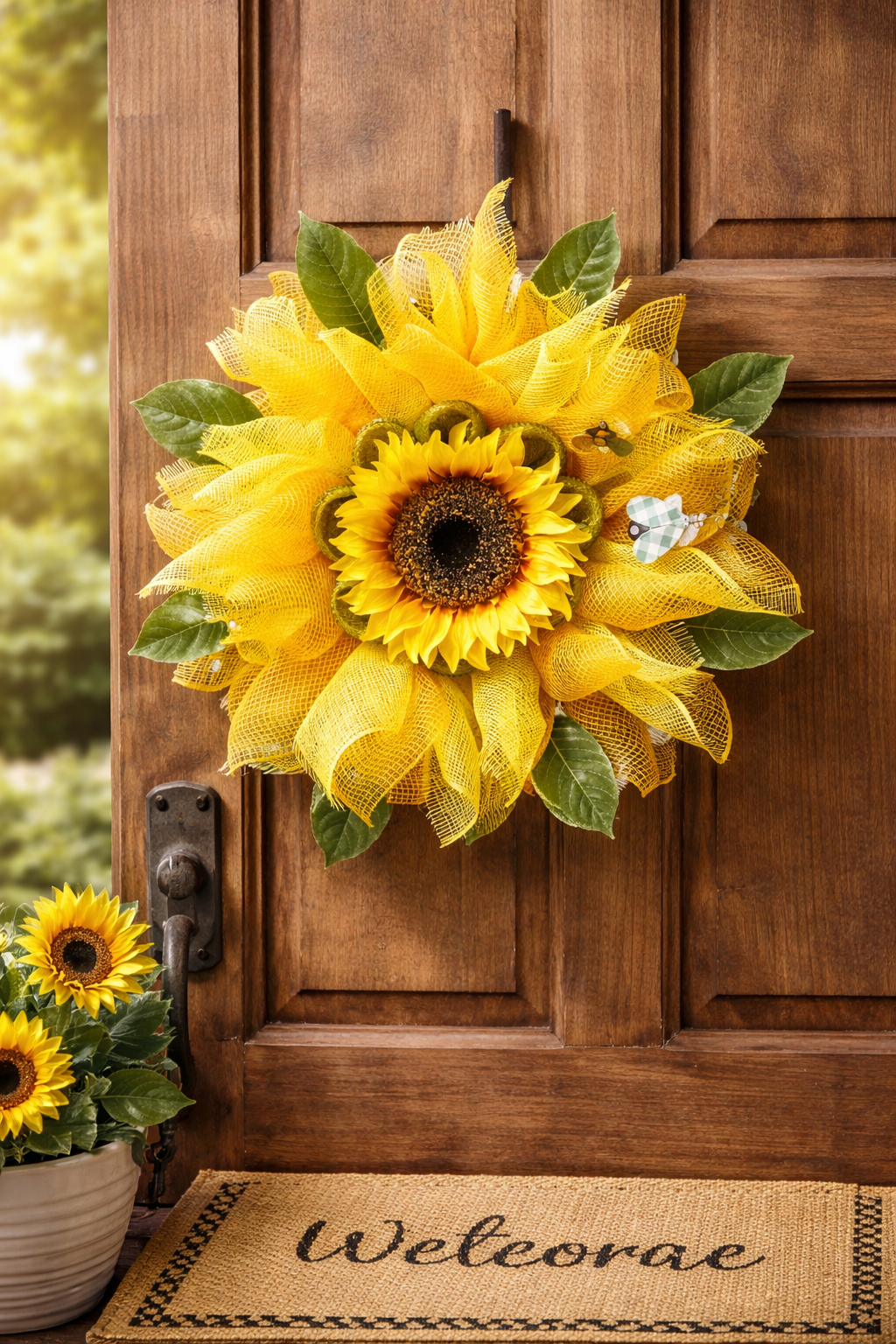 Sunflower Wreath