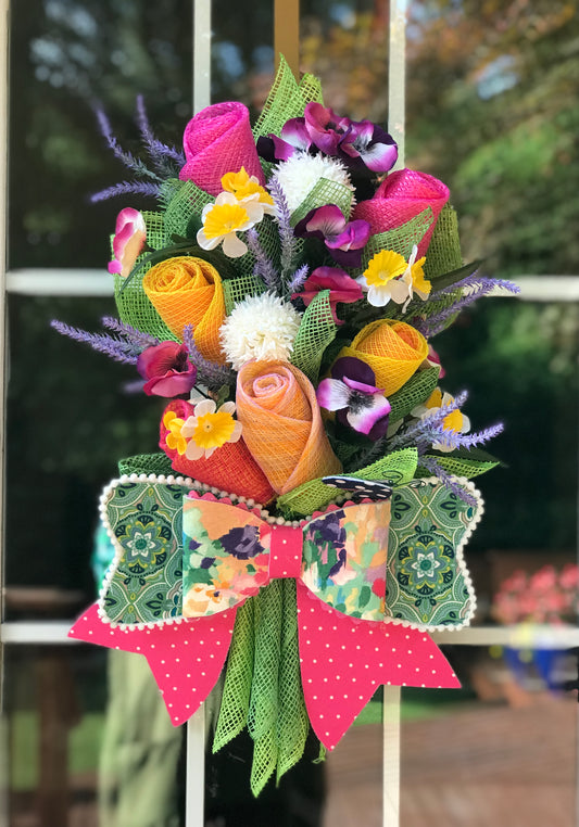 Flower Bouquet Wreath