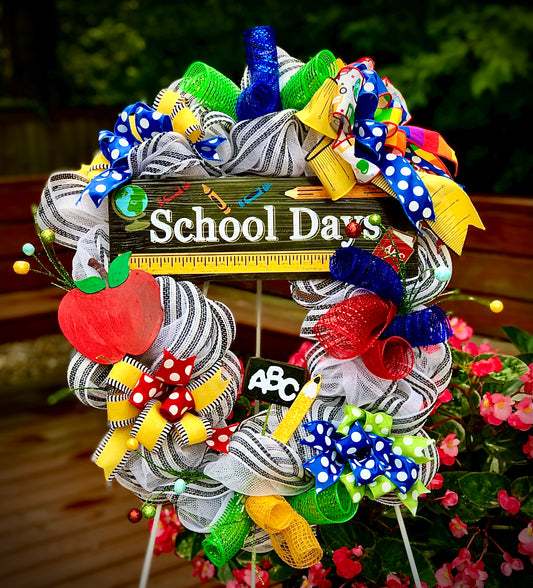 Back to School Wreath