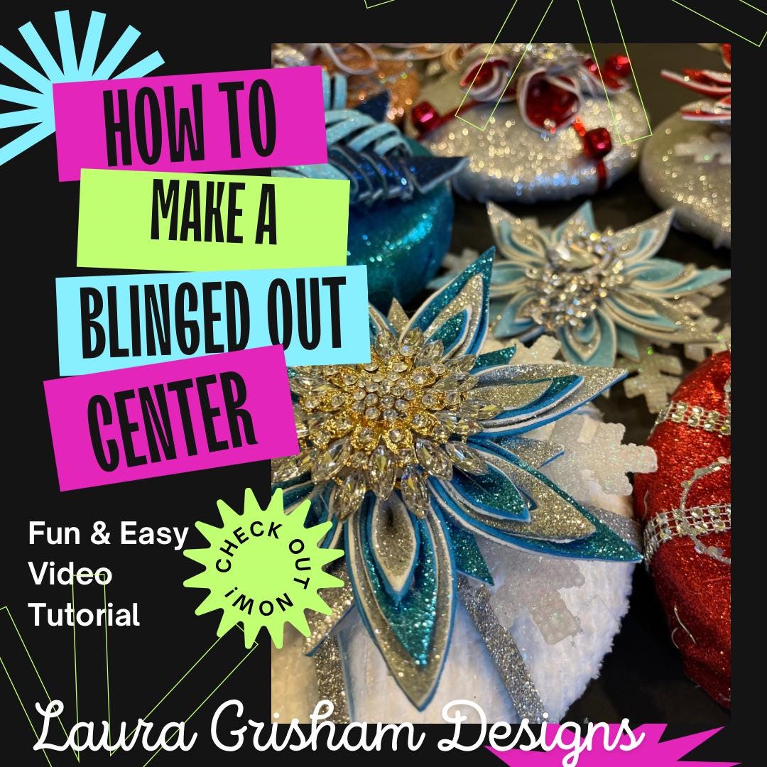 Snowflake Wreath Center Video Tutorial