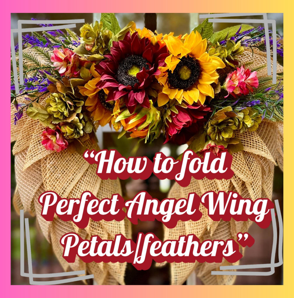 DIY Angel Wing Wreath Kit: Wooden Template Board for Crafting