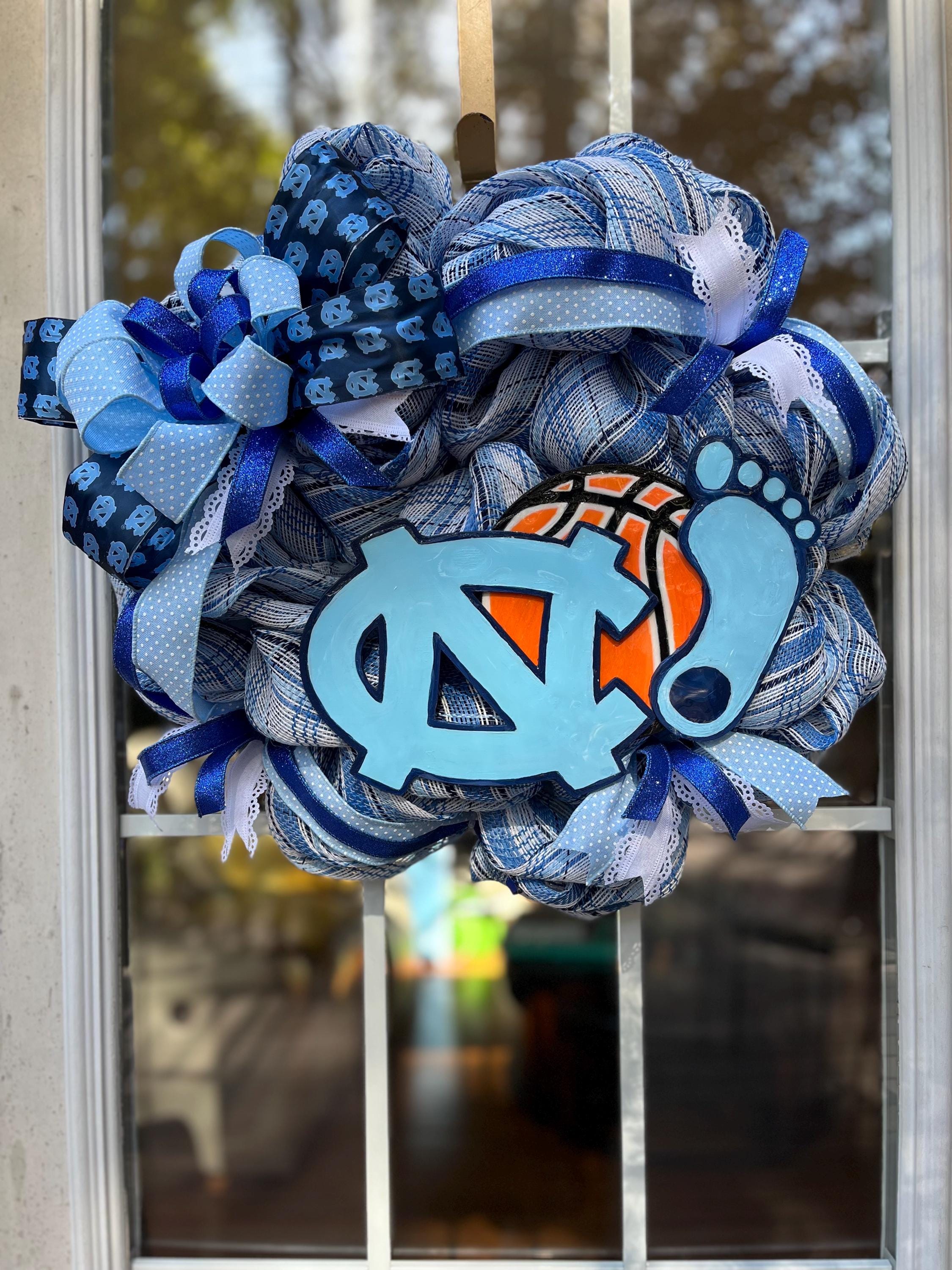Sports Team Wreath, School Colors & Mascot Door Decor