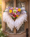 Memorial Angel Wings Wreath: Graveside Remembrance Decor
