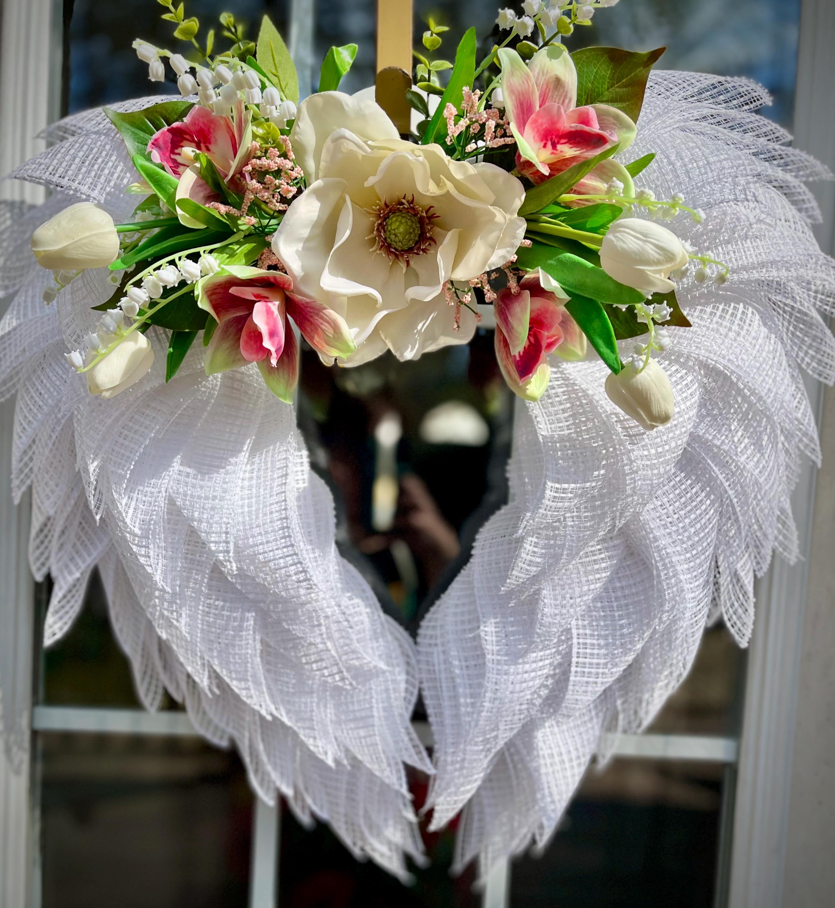 Angel Wing Wreath Board: 16.5" DIY Crafting Supply